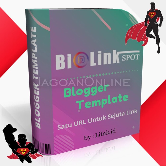 Jual JKTJO BIOLINKSPOT Template BioLink Blogger | Shopee Indonesia