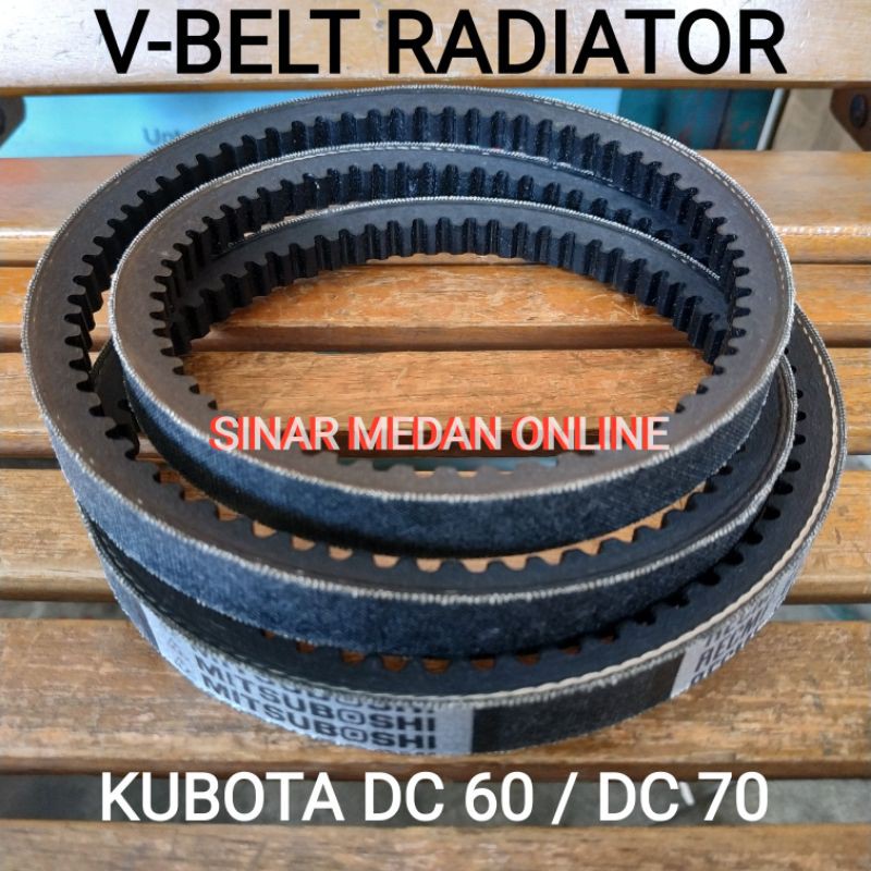 Jual Tali Pulley V-belt Radiator Combine Harvester Kubota DC 60 DC 70 ...
