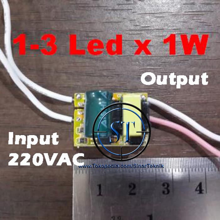Jual Kit Driver LED 3Led x 1Watt 220VAC | Shopee Indonesia