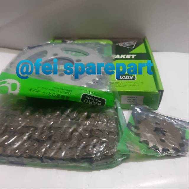 Jual Gir set gear rantai supra x supra fit | Shopee Indonesia