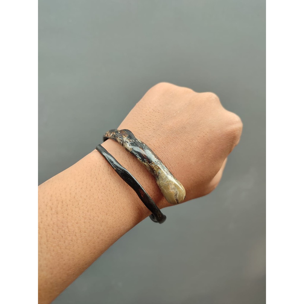 Jual Gelang Pria Akar Bahar Hitam Original Bonggol Size Kantoran