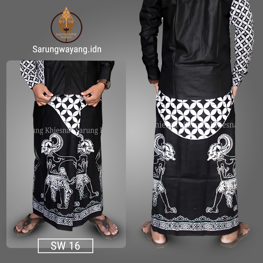 Jual Sarung Batik Motif Wayang Gunungan Shopee Indonesia