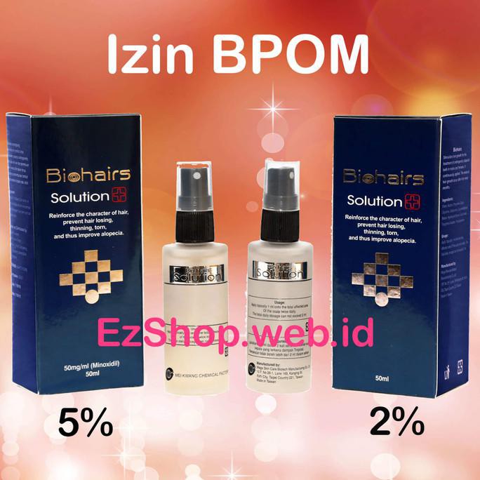 Jual BIO HAIR SOLUTION 5% TONIC PENUMBUH RAMBUT ALAMI ASLI EZ SHOP ...