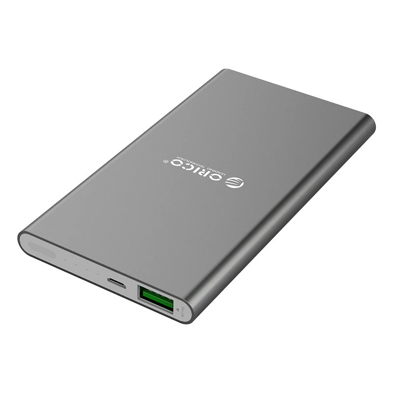 Orico Firefly-S5 5000mAh Aluminum Alloy Smart Power Bank with LED Indicator