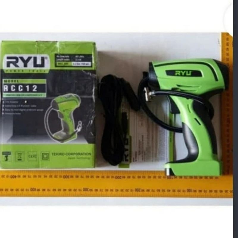 Jual RYU RCC12 Pompa Angin Ban Mobil DC Mini Air Compressor 12V ...