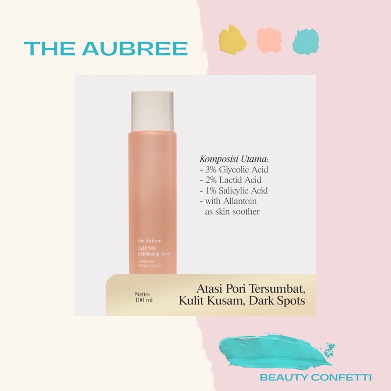 Jual THE AUBREE Acid Mix Exfoliating Toner 100 ml Shopee Indonesia