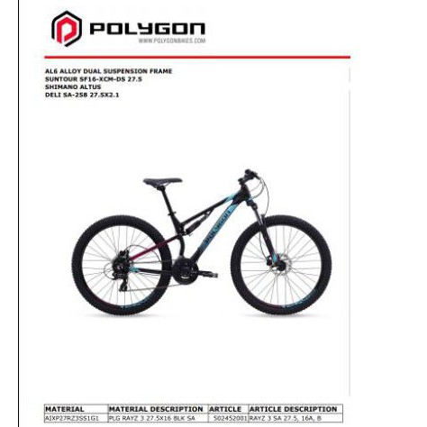 Jual Sepeda Polygon Rayz 3 Shopee Indonesia