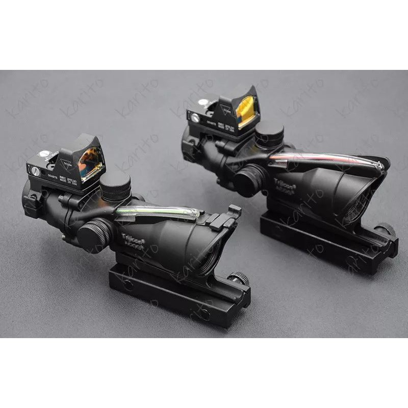 Jual SCOPE ACOG TRIJICON 4X ZOOM WITH RMR REFLEX SIGHT AEG GBBR M3 M2 ...