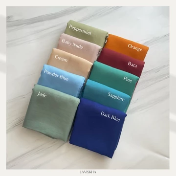 PARIS PREMIUM PART 1 Hijab Segi Empat Tebal Tidak Menerawang JAHIT TEPI Hijab Jilbab ANTI LETOY