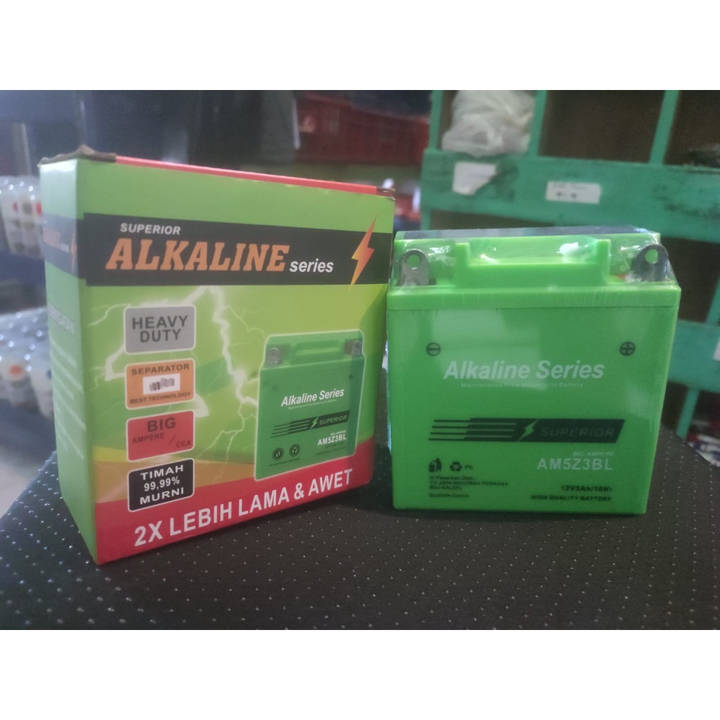Jual AKI KERING AKI GEL 5 AMPER AKI / ACCU FULL KERING ALKALINE TIPE