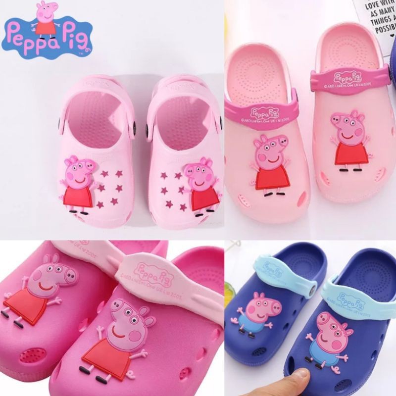 Jual Sandal peppapig ORIGINAL / sandal george model crocs anak import ...