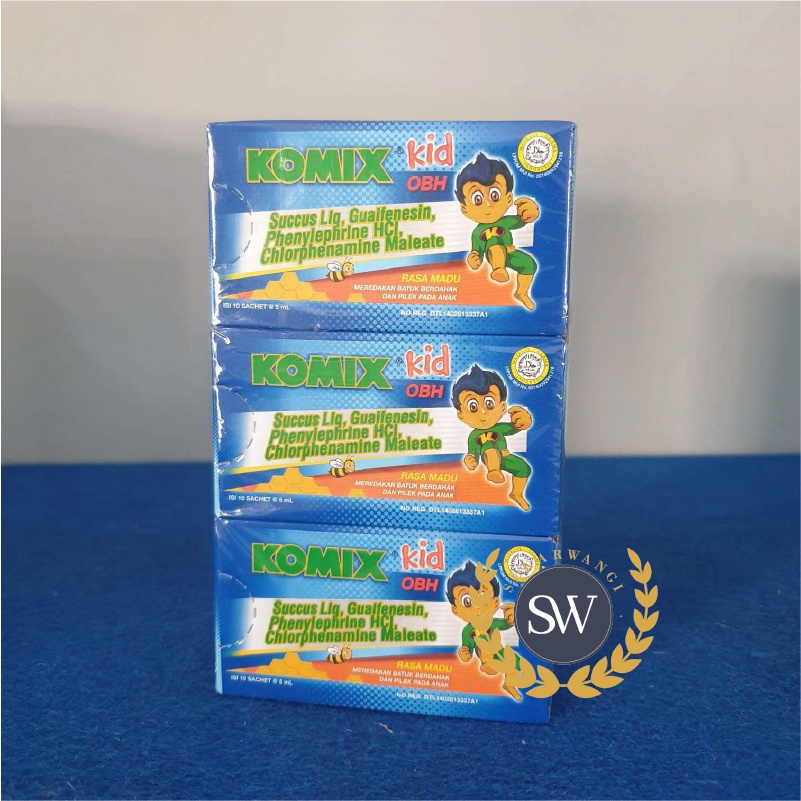 Jual KOMIX KID - PER PAK - Isi 10 Sachet x 5ml | Shopee Indonesia