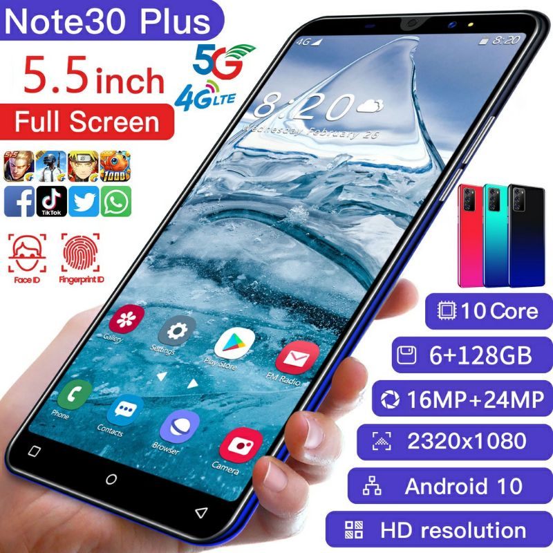 Jual NOTE 30 12/512GB (BERGARANSI) ponsel pintar dengan fitur pembuka ...