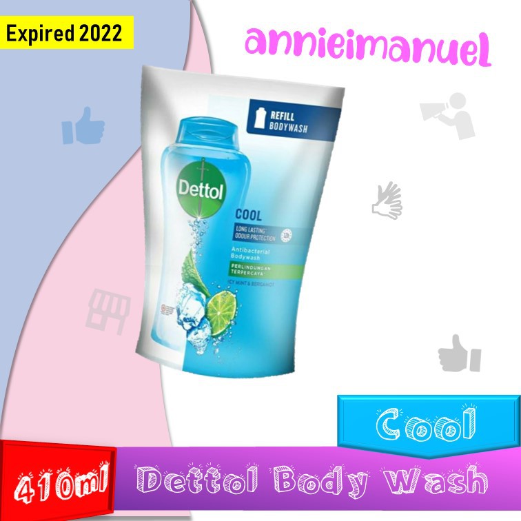 Jual Dettol Body Wash Sabun Cair Cool 410 Ml | Shopee Indonesia