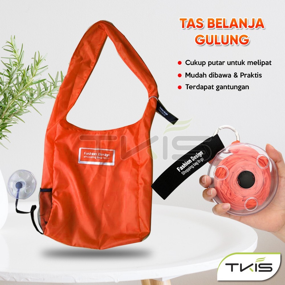 Jual Shopping Bag Roll Tas Shopping Roll Up Bag Tas Belanja