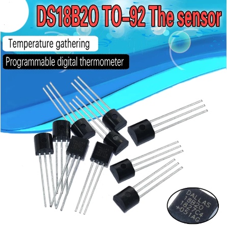 Jual Sensor Digital Temperature Thermometer Suhu DS18B20 18B20 18S20 TO ...