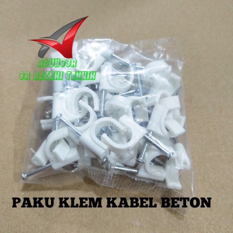 Jual Paku Klem Kabel Beton 6mm 7mm 8mm 9mm 10mm 12mm Shopee