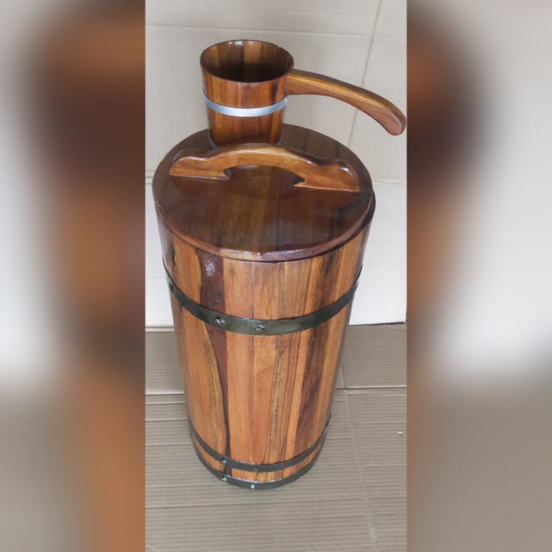 Jual Bak T60x35, bak kayu jati , bak kayu , ember kayu jati, ember kayu ...