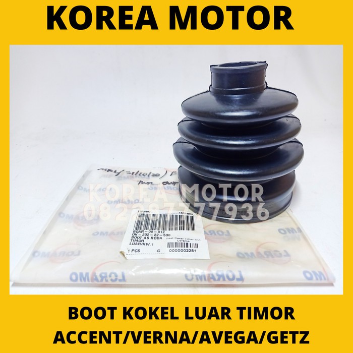 Jual Boot Kokel Luar Timor Hyundai Accent Avega Verna Getz Cakra Karet As Roda Shopee Indonesia