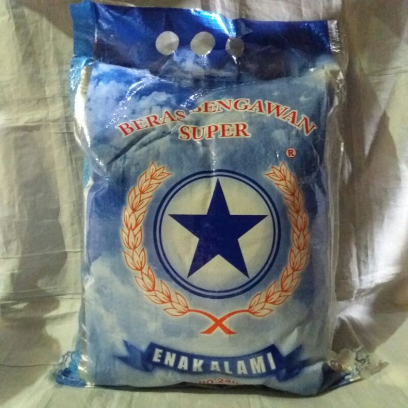 Jual Beras Bengawan Super Cap Bintang 5kg Shopee Indonesia