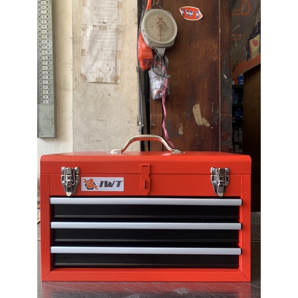 Jual Tool box besi 3 drawer IWT Heavy Duty 45x24x28cm I05N | Shopee ...