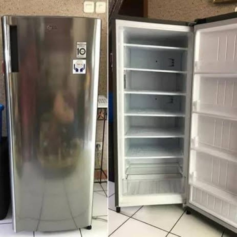 Jual Freezer LG 1 Pintu 171L 6 Rak dengan Bio Shield dan Rak Tempered ...