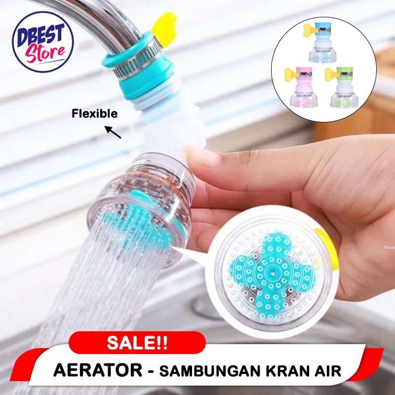 Jual Promo Murah New Import Aerator Sambungan Kran Air Derajat