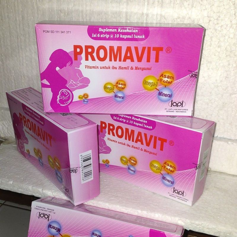 Jual PROMAVIT - HARGA PER/BOX= ISI 60 KAPSUL= 6 STRIP - SUPLEMENTASI ...