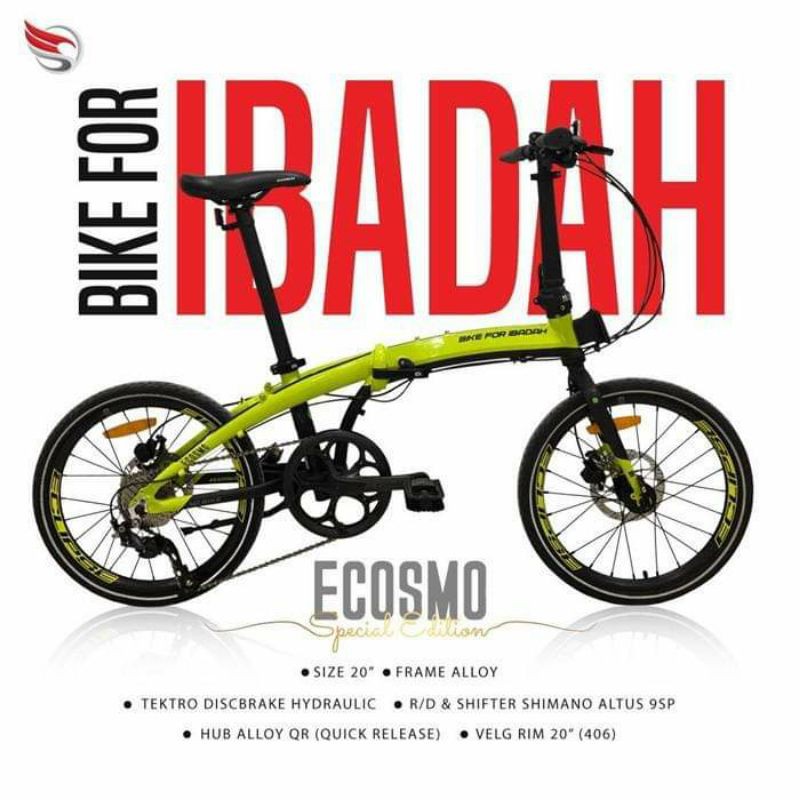 Jual Sepeda Bike for Ibadah Ecosmo Special Edition | Shopee Indonesia