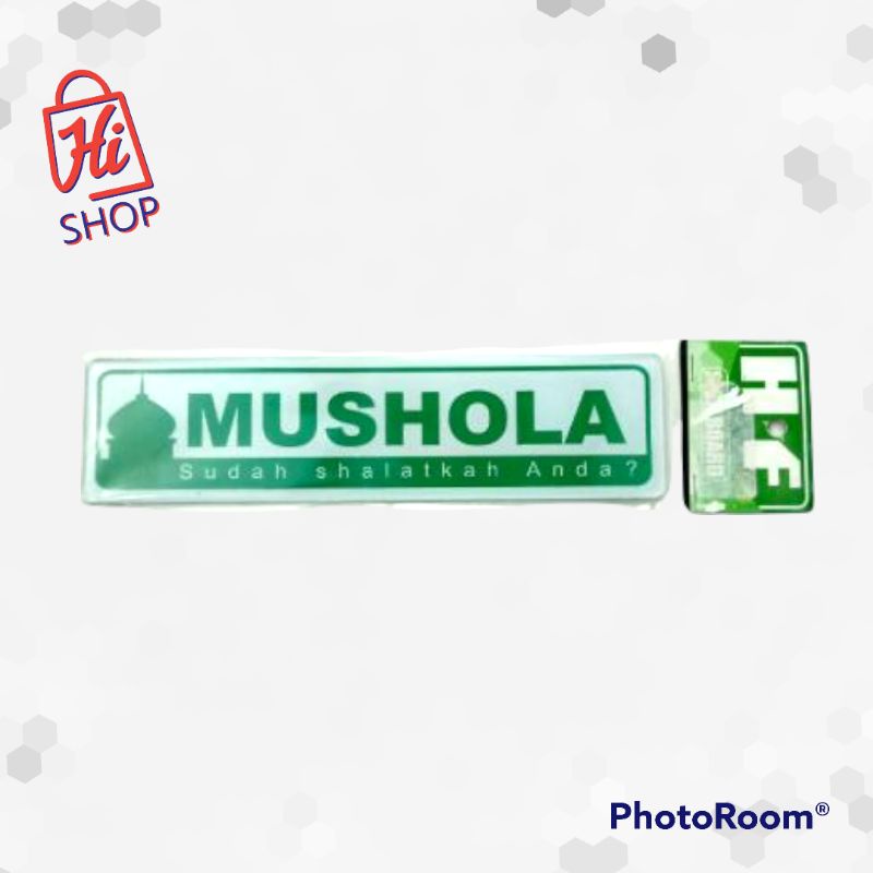 Jual Sign Board MUSHOLA Bahan Akrilik (bisa COD) | Shopee Indonesia