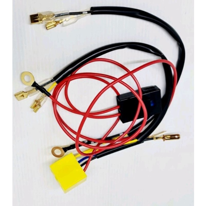 Jual Socket Relay Klakson + Fuse Rumah Relay Klakson 1set Soket Relay