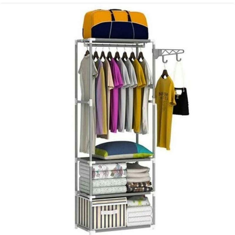 Jual SQUARE CLOTH RACK _ SHENAR | Shopee Indonesia