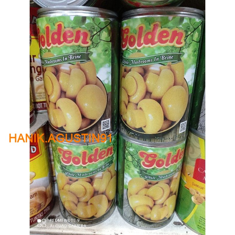 Jual Golden Jamur Kaleng Golden Mushroom Whole 425 Gram Jamur Kancing