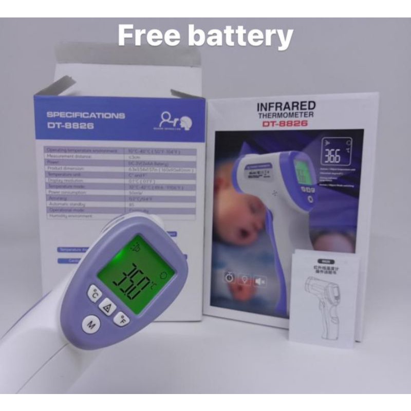 Jual alat tes suhu tubuh termometer / thermometer tembak | Shopee Indonesia