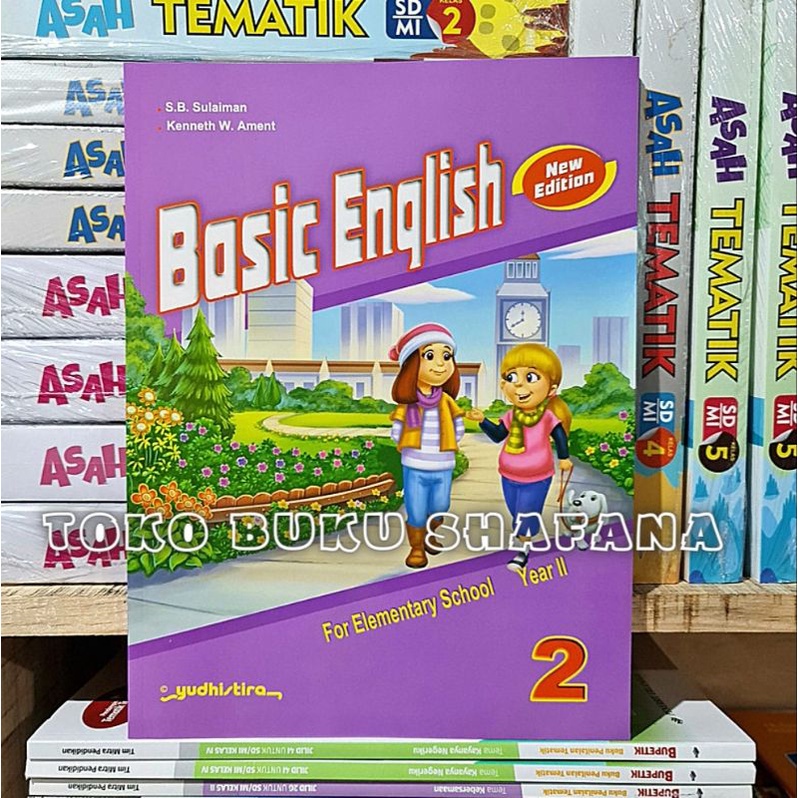 Jual ORIGINAL!!! Buku BASIC ENGLISH NEW EDITION Kelas 1,2,3,4,5,6 SD ...