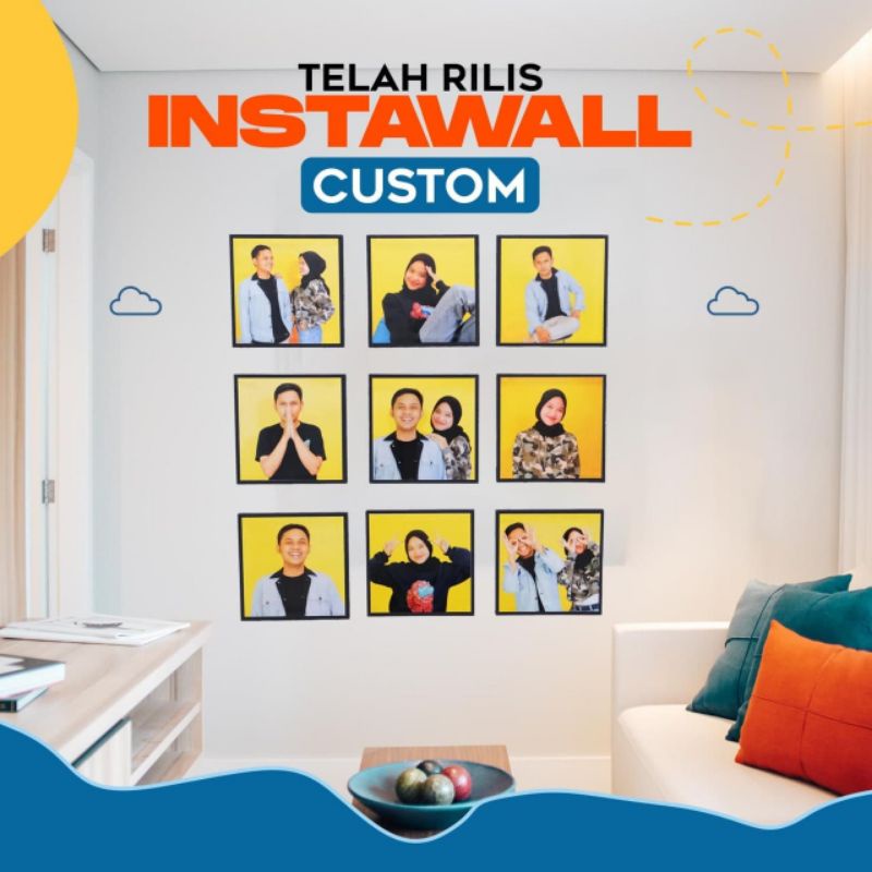 Jual Instawall Custom 9 Foto 15 x 15 cm | Shopee Indonesia