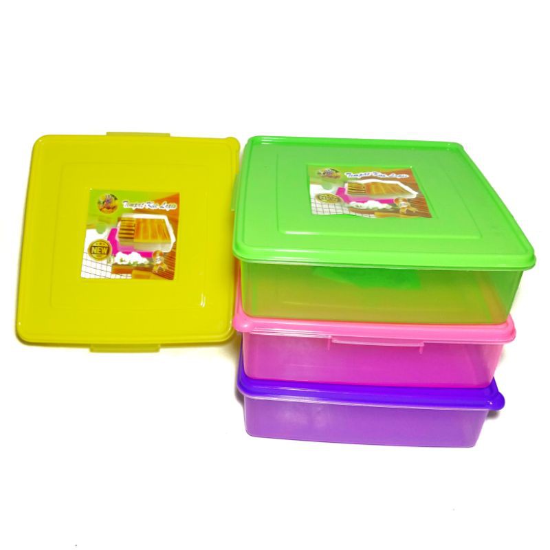 Jual Tempat Kue Lapis 20cm 3Liter / Box Plastik / Tempat Sayur / Kotak