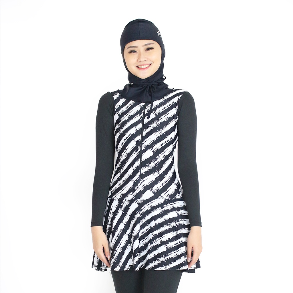 Jual Lasona Silver Teenager Burkini Hijab Swimwear Baju Renang Muslim