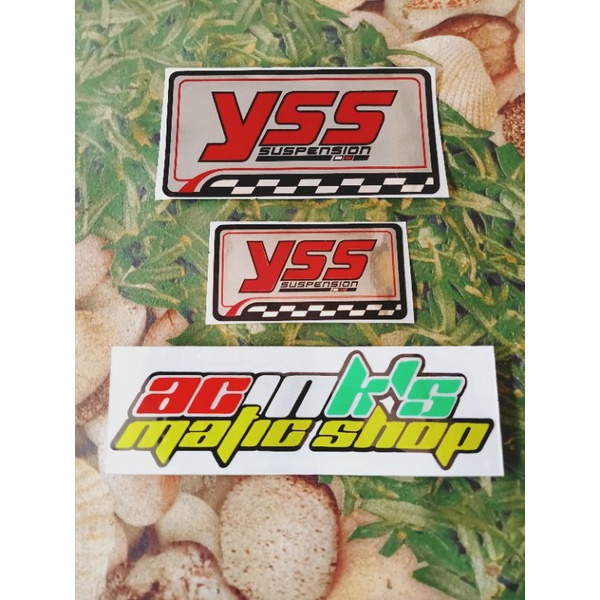 Jual STICKER YSS SHOK TABUNG BESAR KECIL | Shopee Indonesia