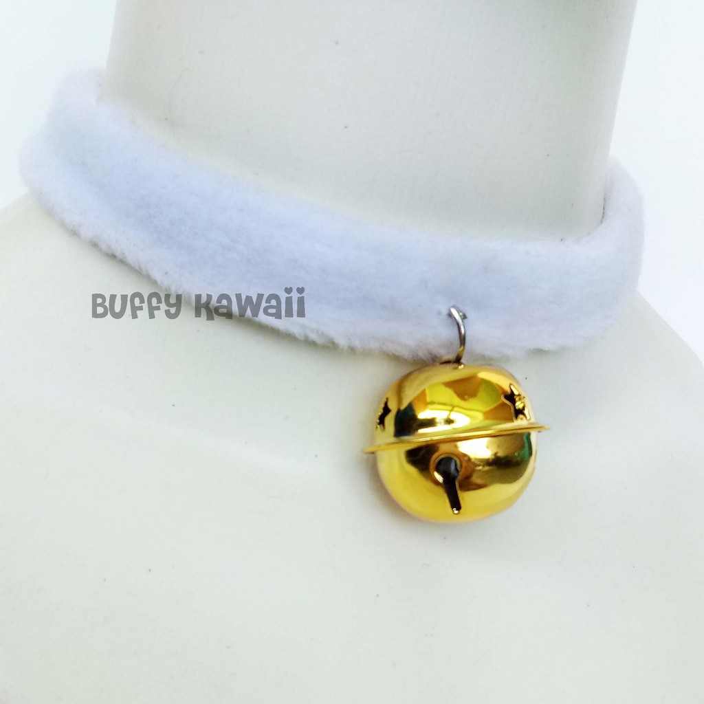 Jual Chocker lonceng bulat golden bell cosplay neko halloween kawaii ...