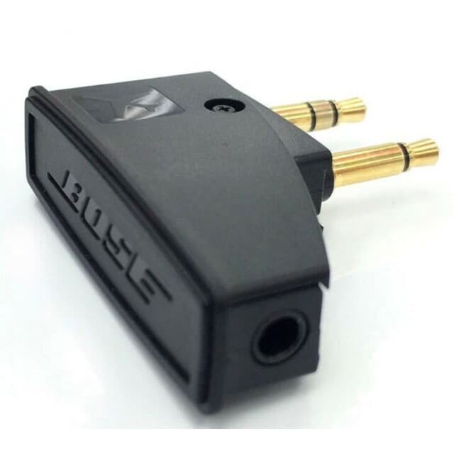Jual BOSE persawat / airline headphone adapter (Gold konnector) Shopee Indonesia