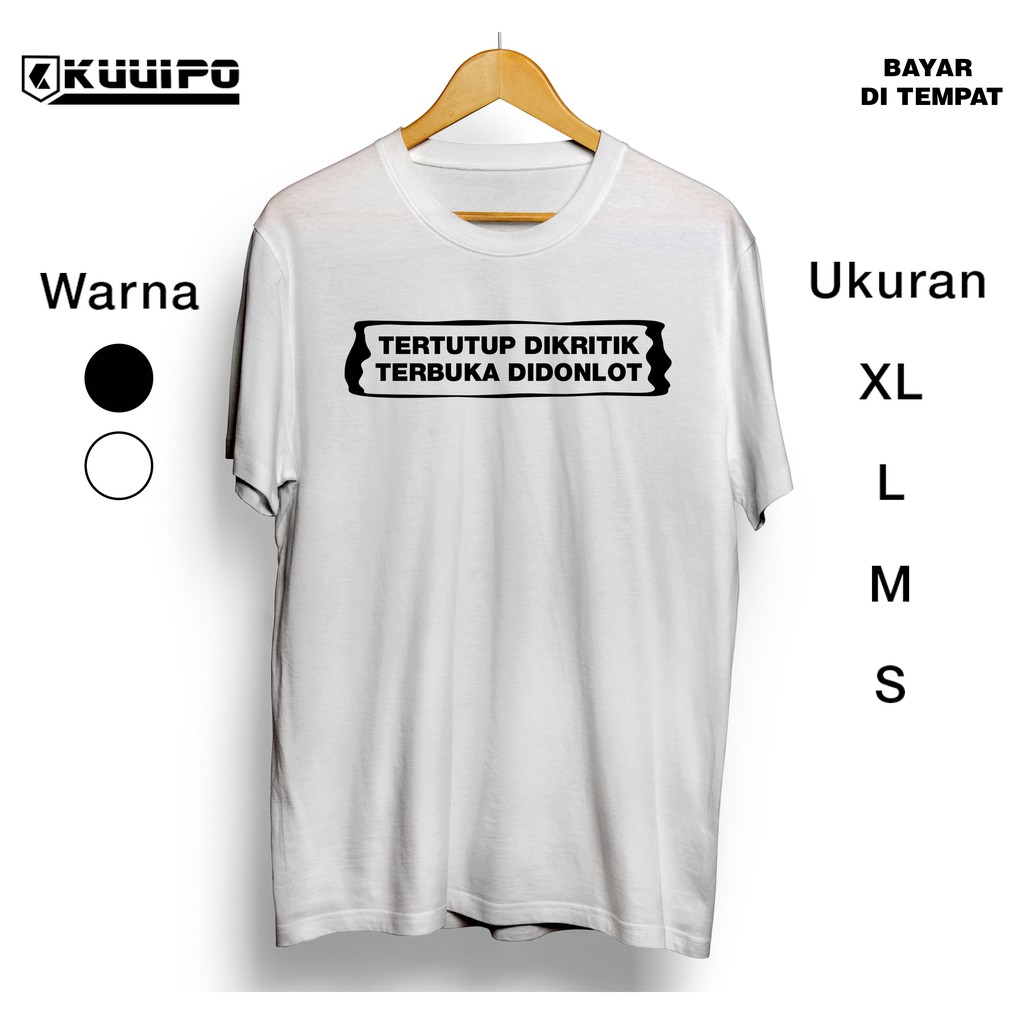 Jual Kaos TERBUKA DIDONLOT  download link bokep  sindiran sarkas  baju  distro lucu  pakaian kocak | Shopee Indonesia