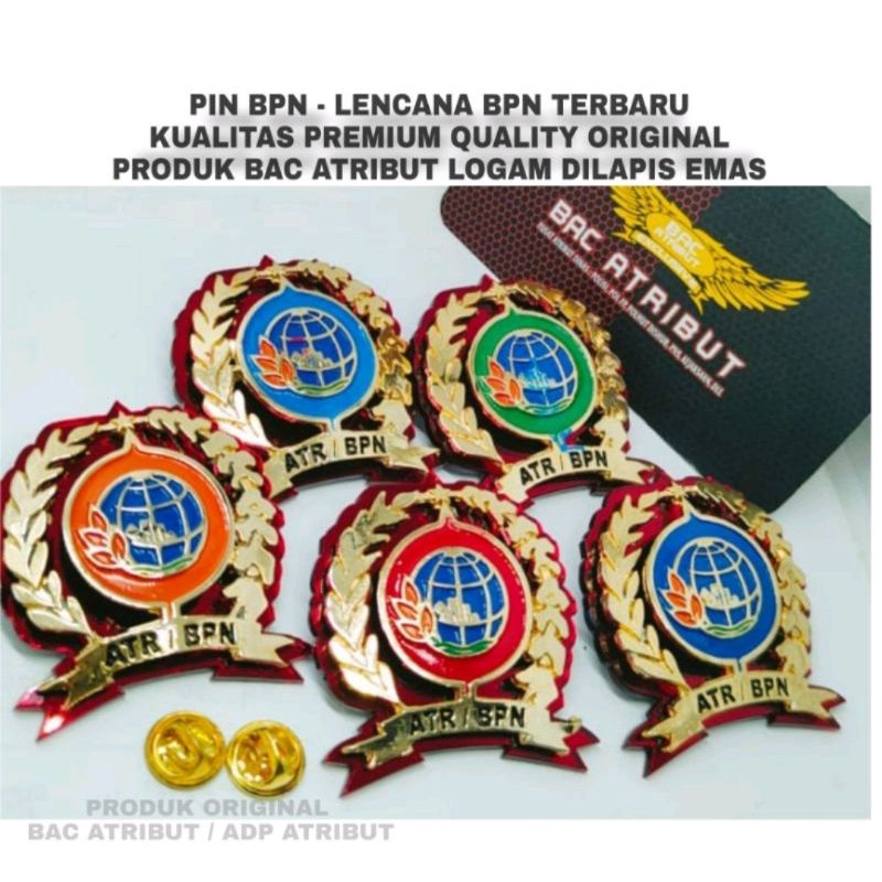 Jual Pin Kementerian ATR / BPN Exclusive Best Quality Premium | Shopee