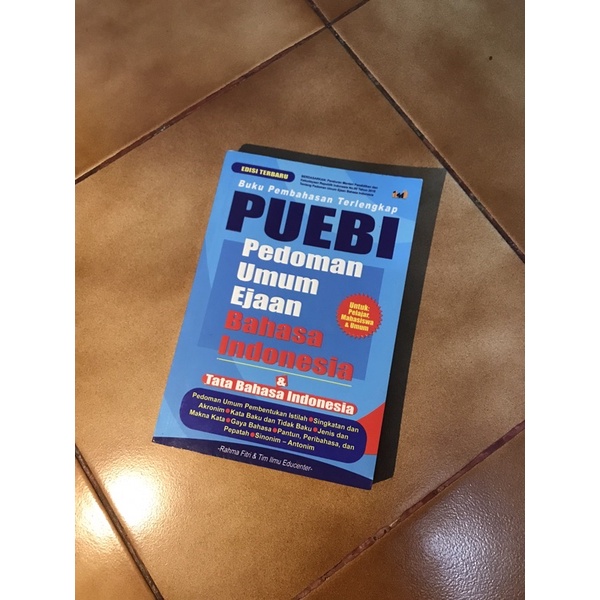 Jual Buku Pembahasan Terlengkap PUEBI Dan Tata Bahasa Indonesia Untuk ...