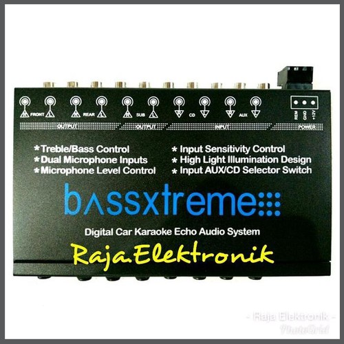 Jual Parametric Mobil BASSXTREME Preamp Equalizer Mobil Priamp