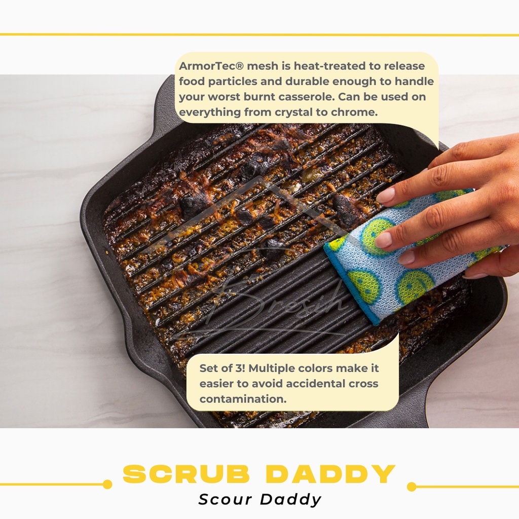 Jual Scrub Daddy - Scour Daddy (Set 3 Pcs) | Shopee Indonesia