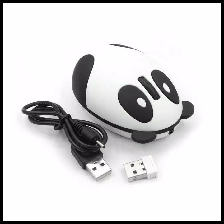 Jual Mouse Optik Isi Ulang Lucu 2.4Ghz Wireless Optical Panda Mouse ...