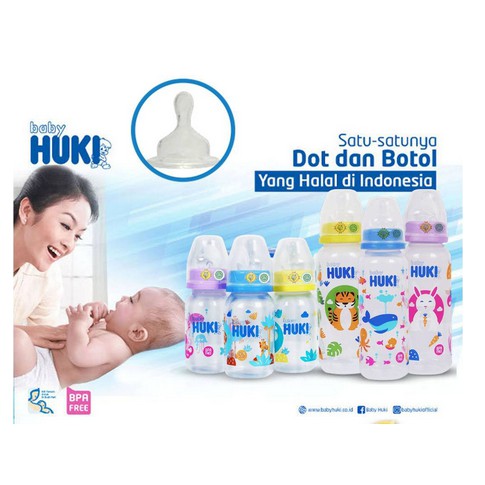 Jual Huki Botol susu gepeng 3 ukuran 60ml//120ml//240ml | Shopee Indonesia