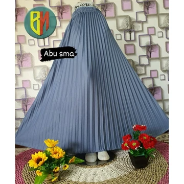 Rok Plisket Mayung Polos Premium Surabaya