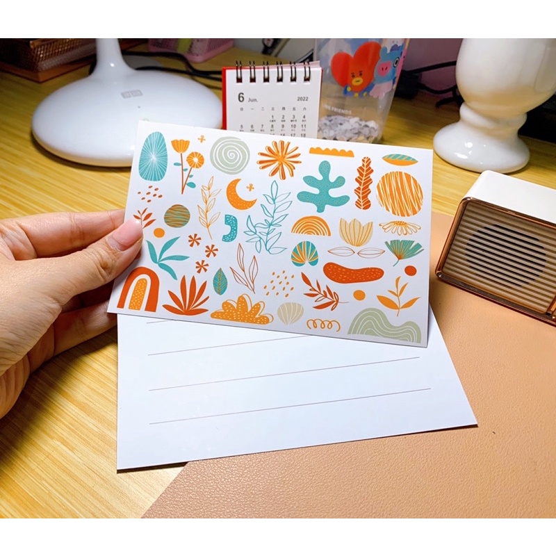 Jual Aesthetic Card Kartu Ucapan sticky sticker | Shopee Indonesia